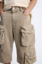 CARGO BERMUDA SHORTS WITH POCKETS