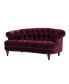 La Rosa 69" Victorian Chesterfield Loveseat