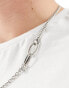 Фото #2 товара Icon Brand perla double chain necklace in silver