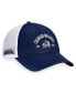 Men's Navy/White Colorado Avalanche Free Kick Trucker Adjustable Hat