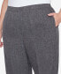 Plus Size Worth Avenue Comfort Elastic Back Short Length Pant