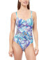 Фото #1 товара Profile By Gottex Tropic Boom D-Cup Wide Strap One-Piece Women's