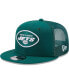 Фото #4 товара Men's Green New York Jets Classic Trucker 9FIFTY Snapback Hat