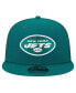 Фото #2 товара Men's Green New York Jets Main Trucker 9Fifty Snapback Hat