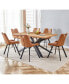 Фото #2 товара 63" Oak Dining Table Set for 4-6 People