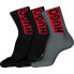 Фото #1 товара HUGO Qs Logo Design 10253529 socks 3 pairs