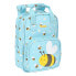 School Bag Safta Abeja Light Blue (20 x 28 x 8 cm)