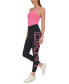 ფოტო #3 პროდუქტის Women's High-Waist Logo-Print 7/8 Leggings