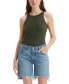 ფოტო #1 პროდუქტის Women's Cotton Essential Racerback Tank Top