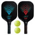 FRANKLIN Jet 2-Player Pickleball Paddle And Ball Set