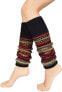 Фото #2 товара Tuopuda Women's Long Winter Leg Warmers Bohemian Style Leg Warmers Knitted Thick Leg Warmers Overknee Stockings 1 or 2 Pairs Dance Stocking Knit Crochet Socks Leggings Christmas Stocking