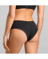 ფოტო #3 პროდუქტის Women's Organic Cotton with Lace Cheeky Panty