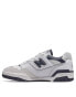 New Balance 550 trainers in white and navy