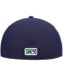 Фото #1 товара Men's Navy Cedar Rapids Kernels Authentic Collection Team Alternate 59FIFTY Fitted Hat