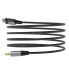 Фото #5 товара Kabel audio AUX w oplocie bawełnianym iPhone Lightning - mini jack 3.5mm 1m szary