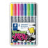 Set of Felt Tip Pens Staedtler 318 WP8-1 Green (8 Pieces)