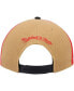 ფოტო #3 პროდუქტის Men's Gold, Black Philadelphia 76ers Hardwood Classics On The Block Snapback Hat