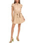 Alice + Olivia Carolyn Shirtdress Women's Brown 12