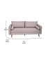 Фото #11 товара Carthage Upholstered Mid-Century Modern Pocket Spring Sofa With Wooden Legs And Removable Back Cushions
