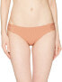 Фото #1 товара Body Glove Womens 173190 Ruby Bikini Bottom Ibiza Ribbed Bronze Swimwear Size M