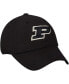 Men's Black Purdue Boilermakers Primary Logo Staple Adjustable Hat