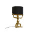 Фото #1 товара Настольная лампа Home ESPRIT Чёрный Позолоченный Смола 50 W 220 V 31 x 28 x 50 cm (2 штук)