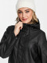 Фото #4 товара Vero Moda hooded rain jacket in black