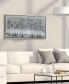 Фото #5 товара Solitary Field Textured Metallic Hand Painted Wall Art by Martin Edwards, 24" x 48" x 1.5"
