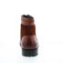 English Laundry York EL2476B Mens Brown Leather Lace Up Casual Dress Boots