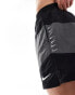 Nike Swimming Multi Logo Vortex 5 inch volley colourblock swim shorts in black