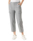 Фото #1 товара Women's Split-Hem Cropped Cargo Pants