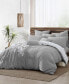 Фото #1 товара Ultra Soft Valatie Cotton Garment Washed Dyed Reversible 3 Piece Duvet Cover Set, Full/Queen