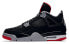 Фото #1 товара Кроссовки унисекс Nike Air Jordan 4 Retro Bred (2019) (Черный)