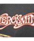 Men's Black Aerosmith Big Ones Graphic Biker Full-Zip Jacket