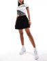 Glamorous a line mini skirt in black corduroy