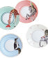 Фото #1 товара Carnival Animal Tea Plates, Set of 4