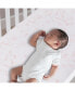 Фото #2 товара Signature Rose Marble Organic Cotton Fitted Crib Sheet