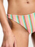 Фото #4 товара Billabong Island Glow Tanlines tanga bikini bottom in multi stripe