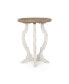 Enchanting French Country Accent Table with Hourglass Base