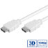 VALUE HDMI High Speed Cable + Ethernet - M/M 1 m - 1 m - HDMI Type A (Standard) - HDMI Type A (Standard) - 10.2 Gbit/s - White