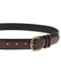 Фото #4 товара Men's Feather-Edge Double Loop Dress Belt, Created for Macy's