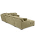 Фото #22 товара Radley 4-Pc. Fabric Chaise Sectional Sofa with Wedge Piece, Created for Macy's