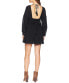 Фото #3 товара Free People 257652 Womens Sugarpie Lacey A-line Mini Dress Black Size X-Small