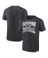 Фото #1 товара Men's Heather Charcoal Las Vegas Raiders Force Out T-shirt