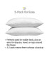 Фото #6 товара Breathable Baby Cotton Percale Toddler Pillow, 13" x 18" (2-Pack)