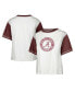 Фото #1 товара Woman's White Distressed Alabama Crimson Tide Premier Tilda T-shirt