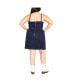 ფოტო #2 პროდუქტის Plus Size Ashlynn Mini Denim Dress