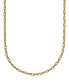 Double Rolo Link 18" Chain Necklace (1.9mm) in 18k Gold