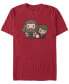 ფოტო #1 პროდუქტის Men's Besties Short Sleeve Crew T-shirt