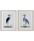 Фото #1 товара Картина Uttermost Прибрежные птицы 2-шт. в раме, набор настенного искусства